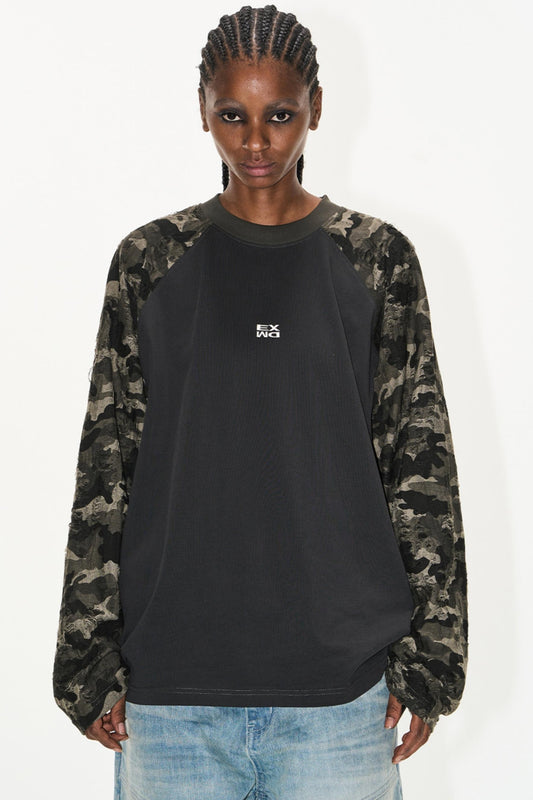 Gray Embroidered T-Shirt