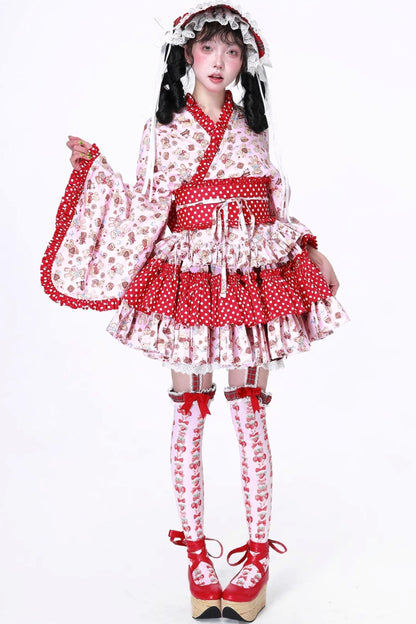 Childlike Lolita Kimono Skirt
