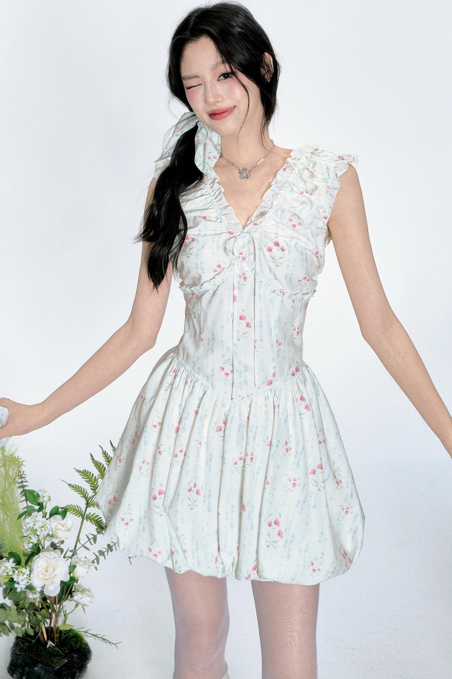 Charm Floral Hair Scarf