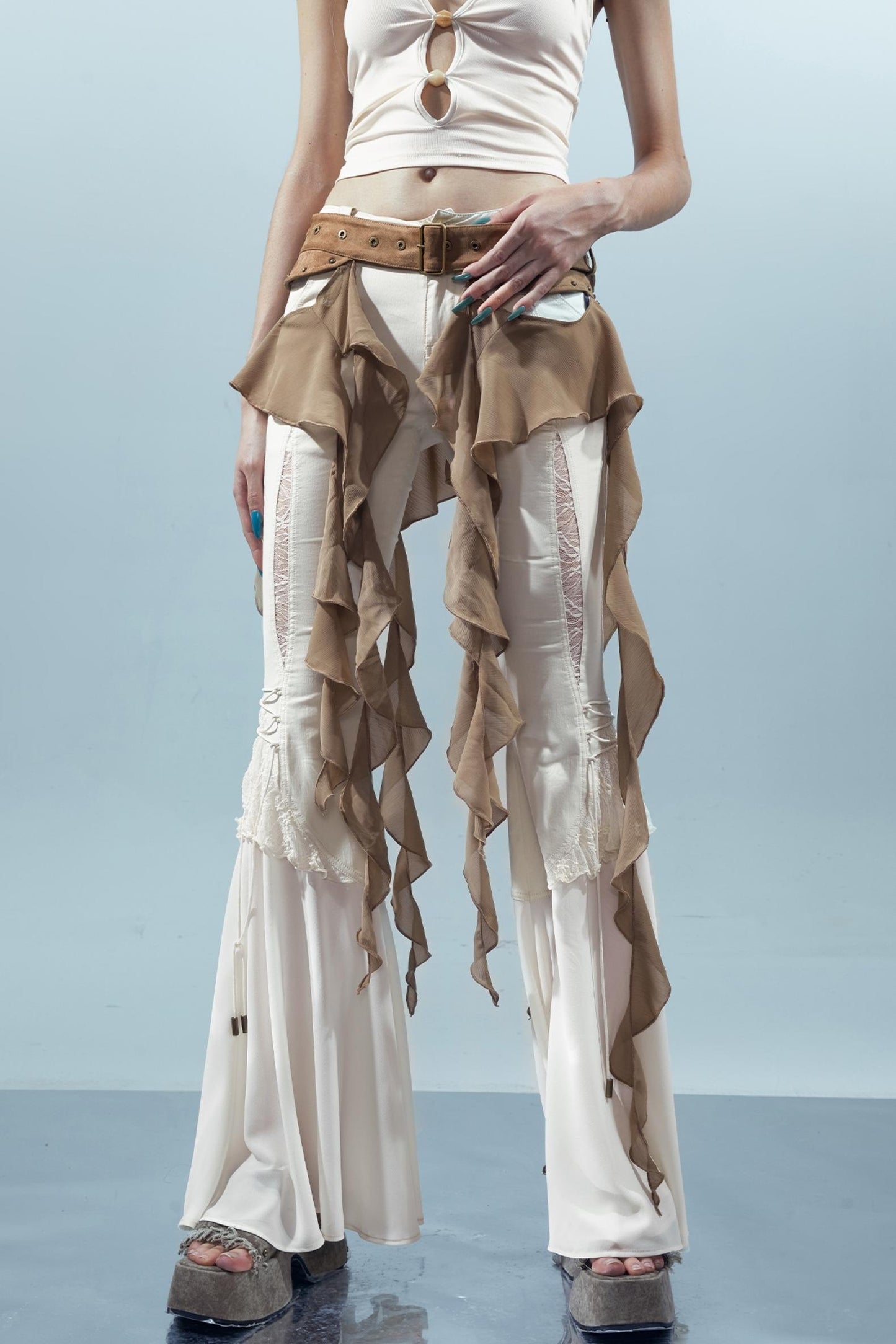 Ruffled Patchwork Curtains