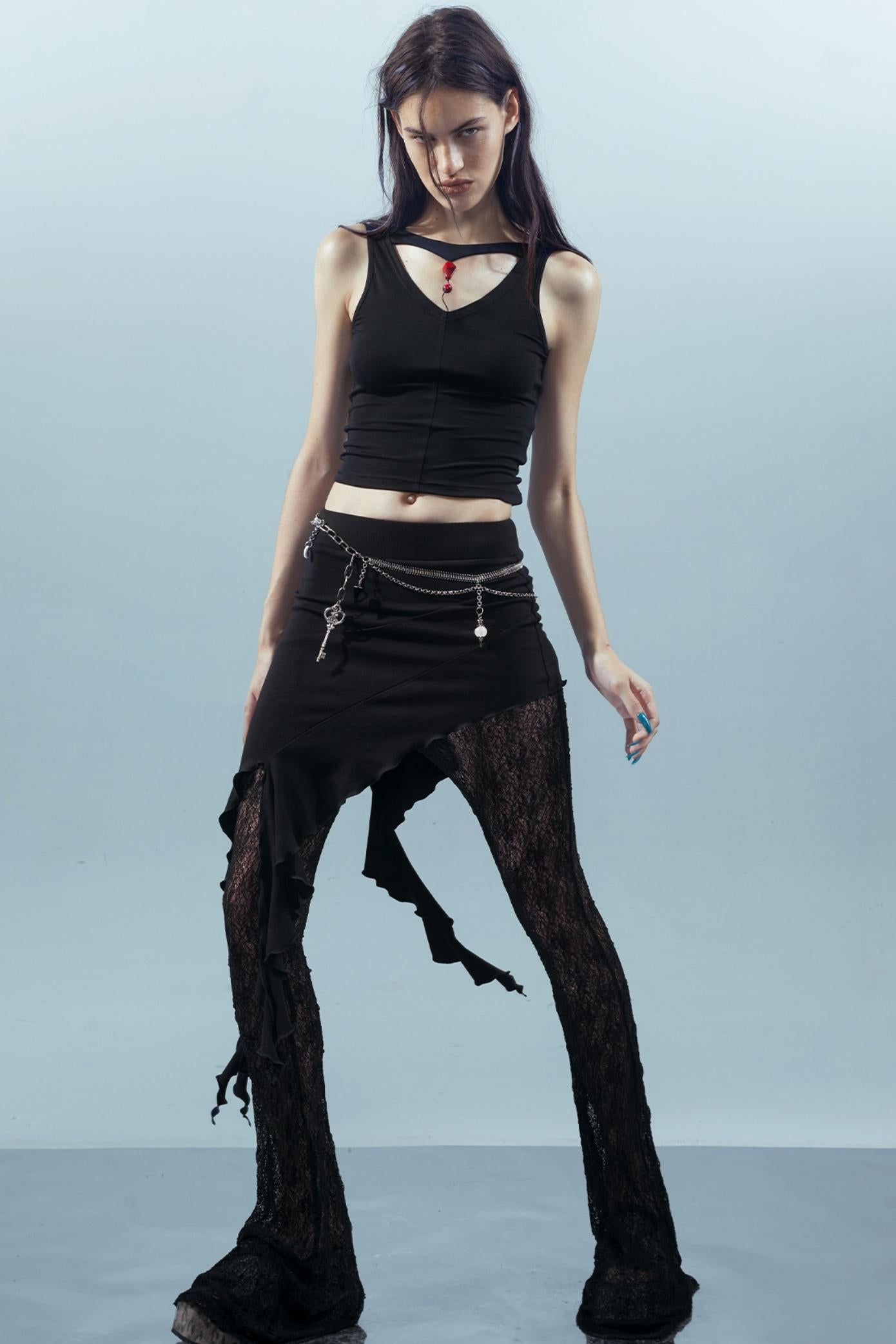 Collision Lace Pants