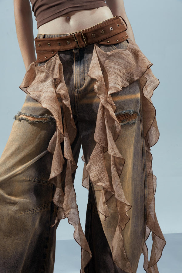 Ruffled Patchwork Curtains