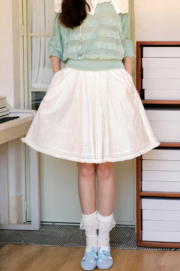 Spring Bloom Peplum Skirt