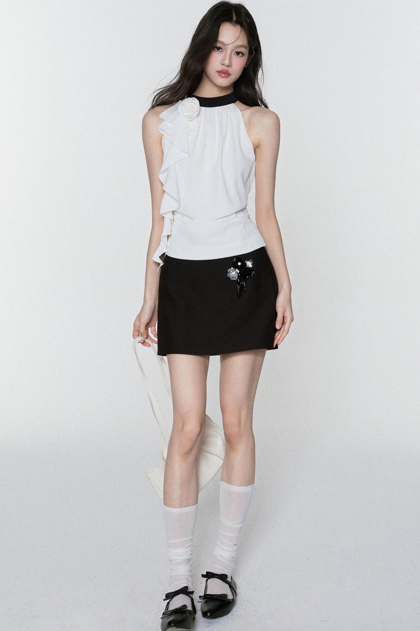 Misty Chiffon Tank Skirt Set-Up