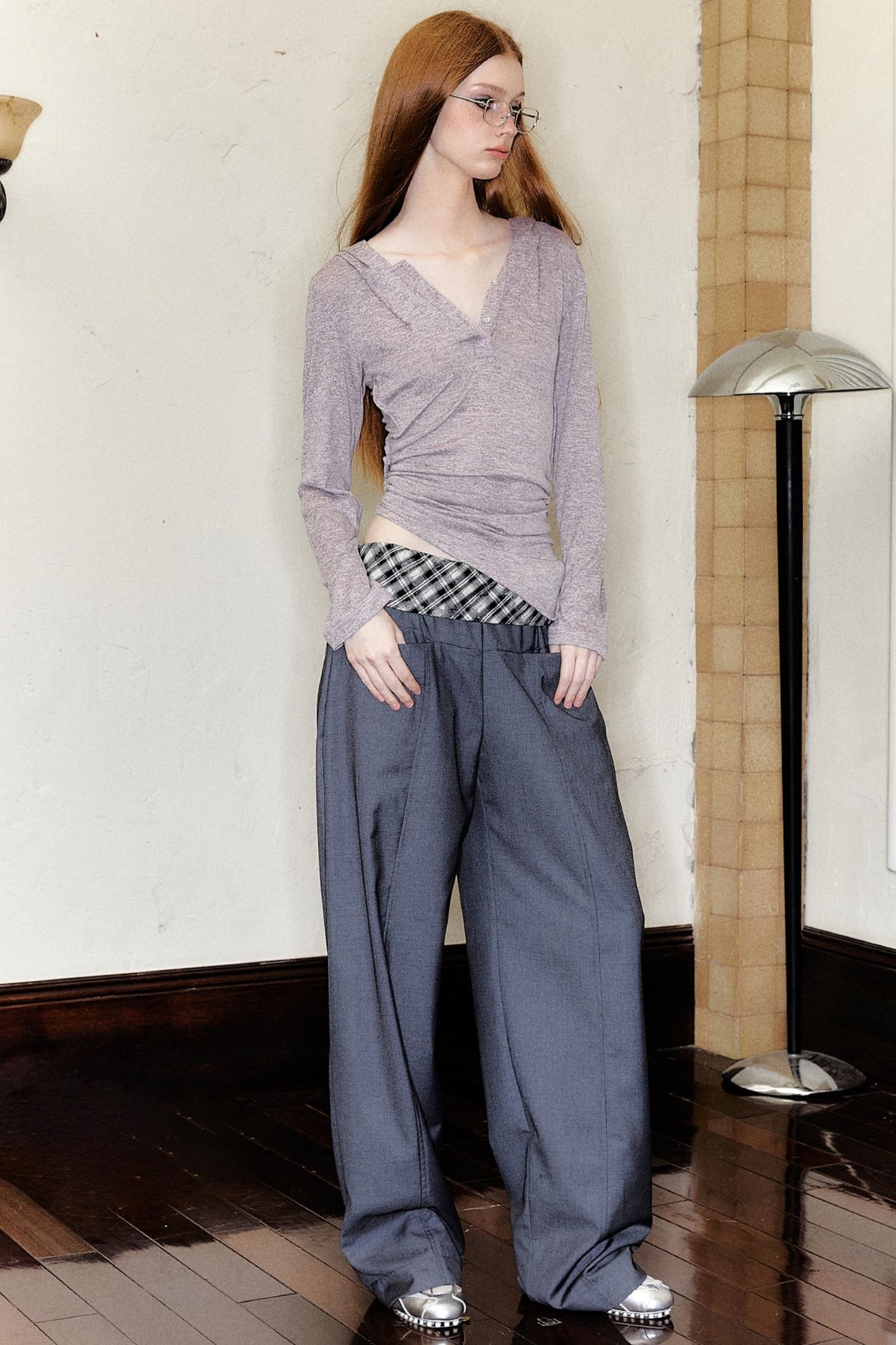 Light Purple Hooded Sweater