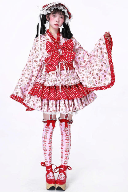 Childlike Lolita Kimono Skirt