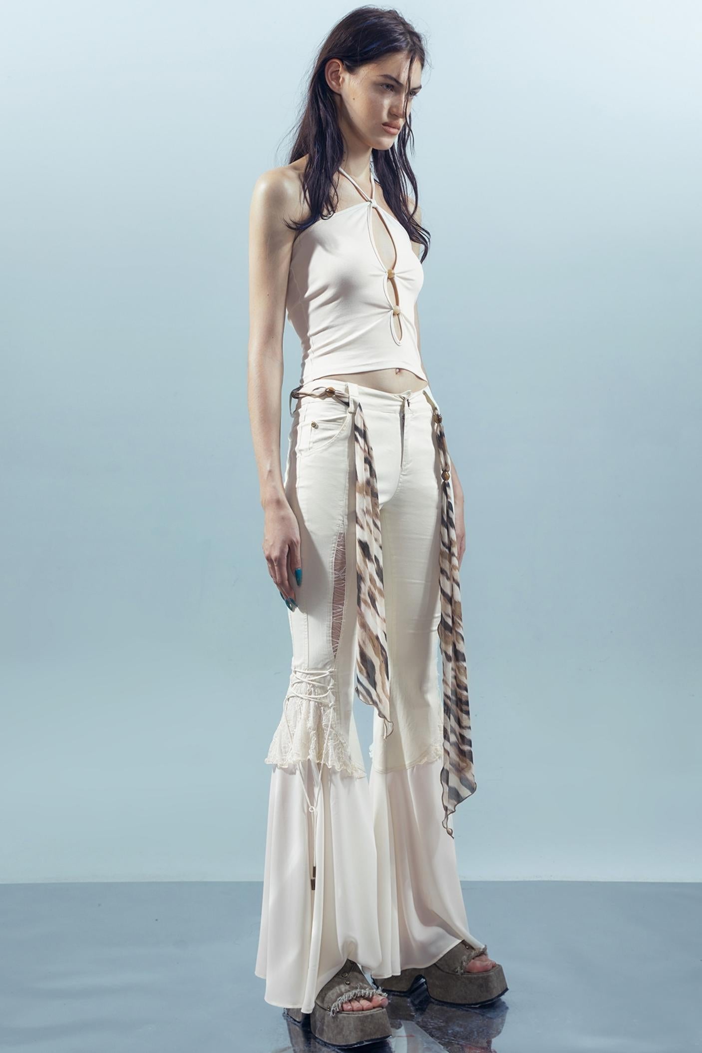 Hollow Beaded Cami Top