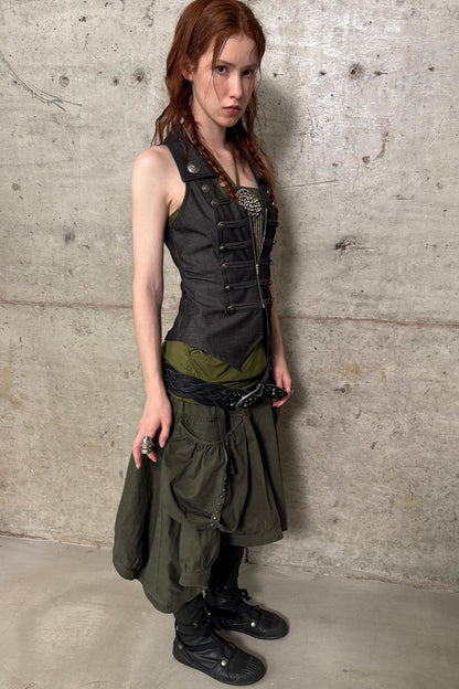Vintage Utility Skirt