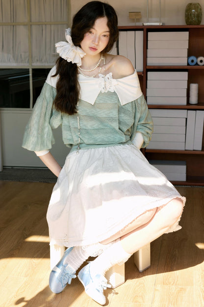 Spring Bloom Peplum Skirt