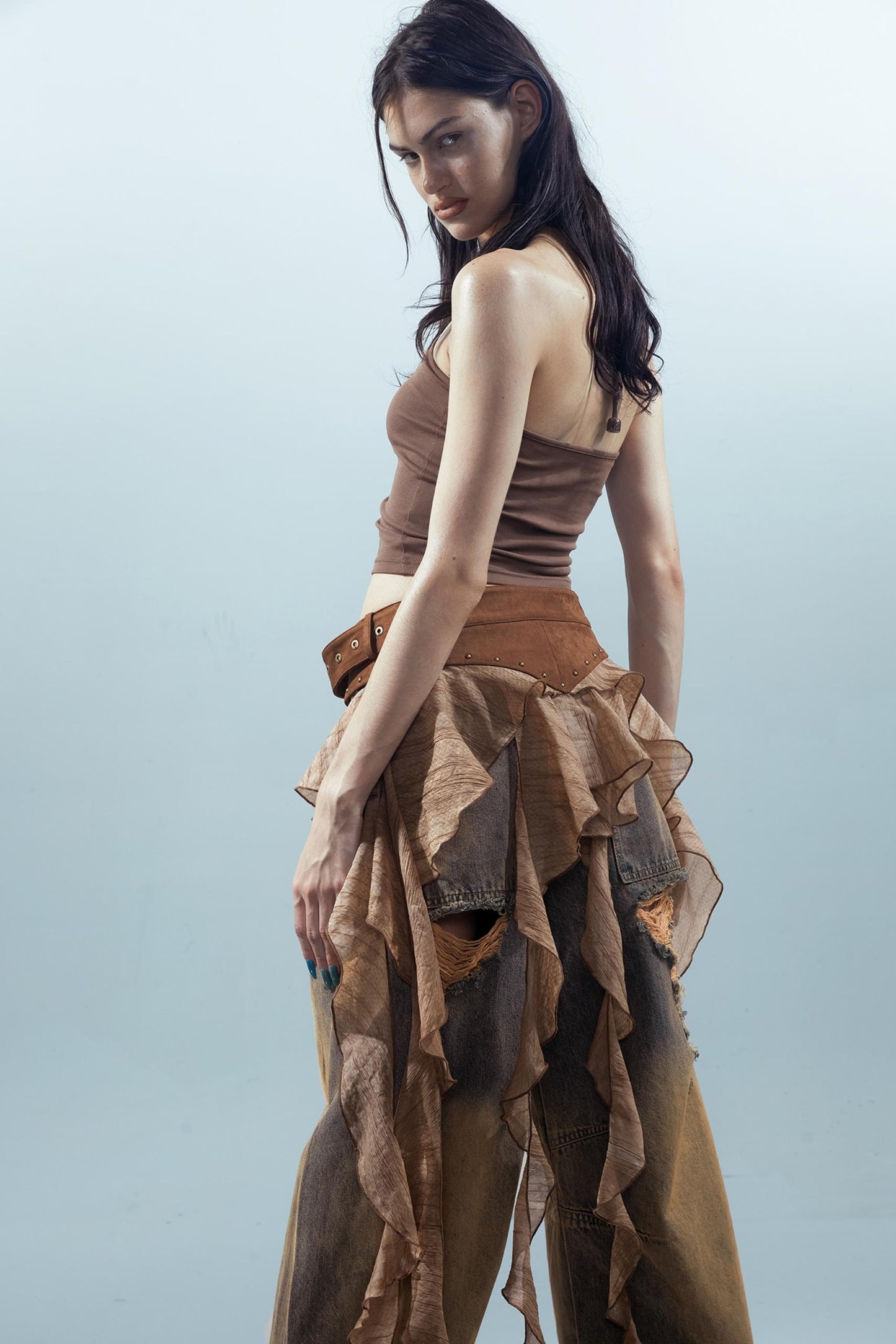 Ruffled Patchwork Curtains