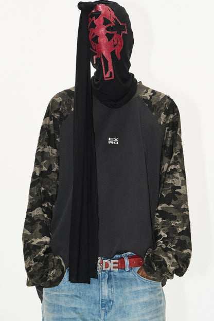 Gray Embroidered T-Shirt