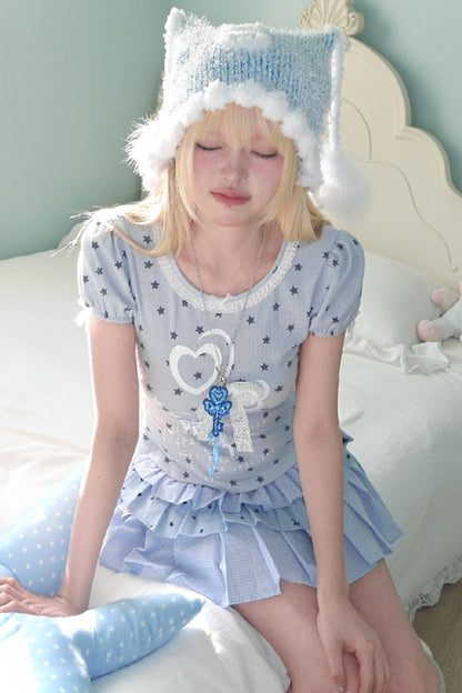 Blue Slim Magic T-Shirt