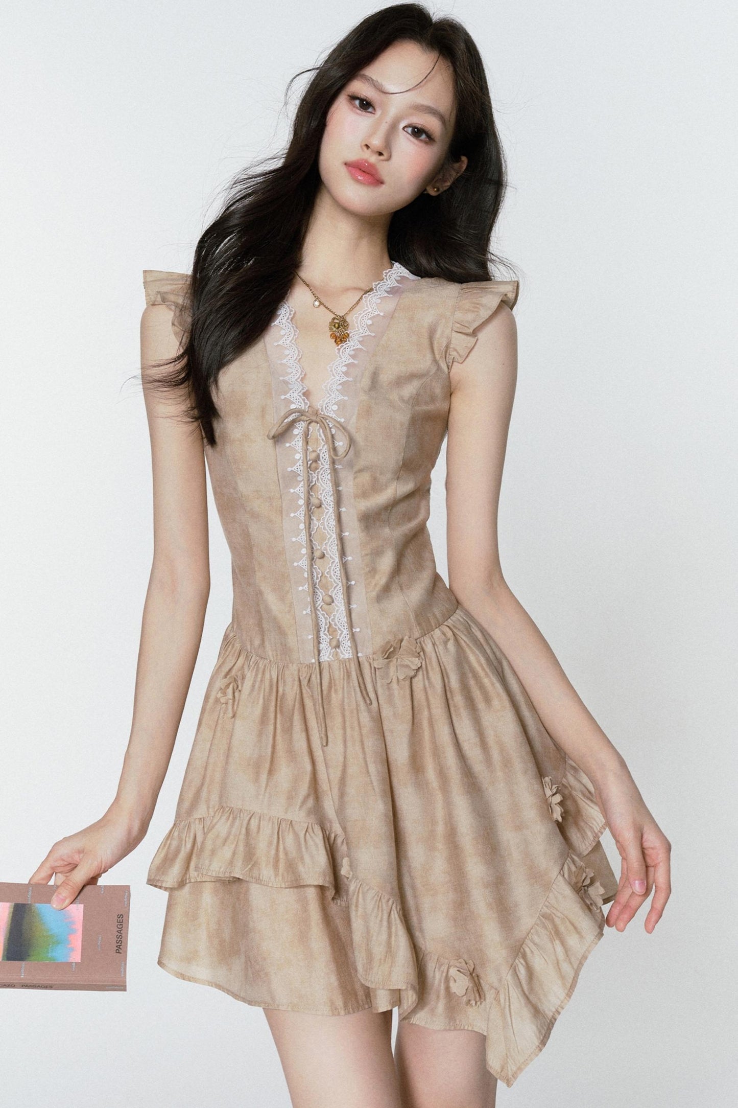 Dreams V-Neck Sleeve Dress