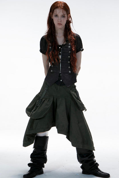 Vintage Utility Skirt