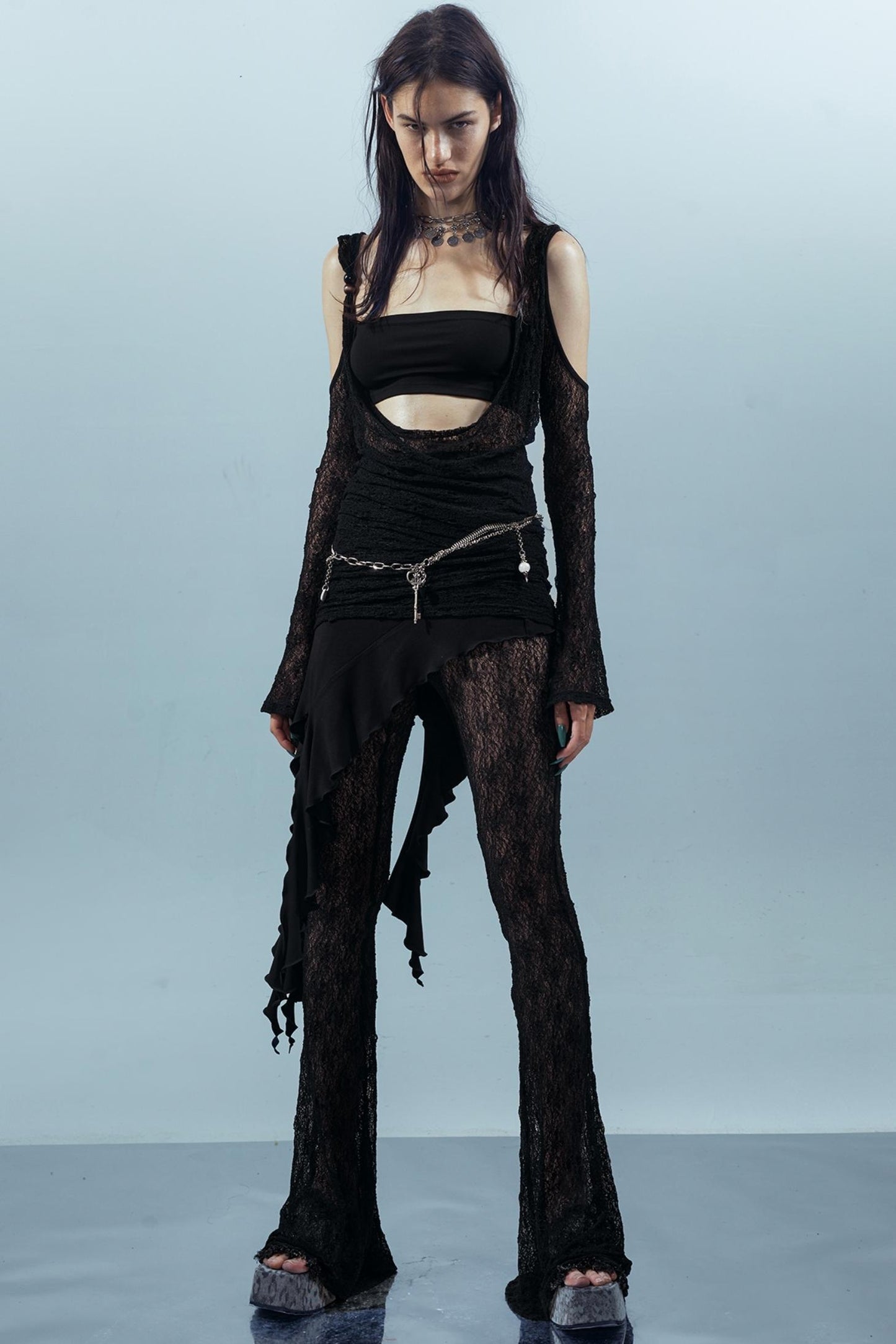 Collision Lace Pants