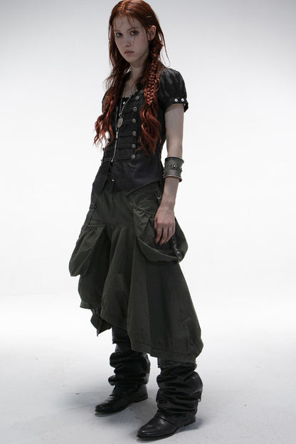 Vintage Utility Skirt