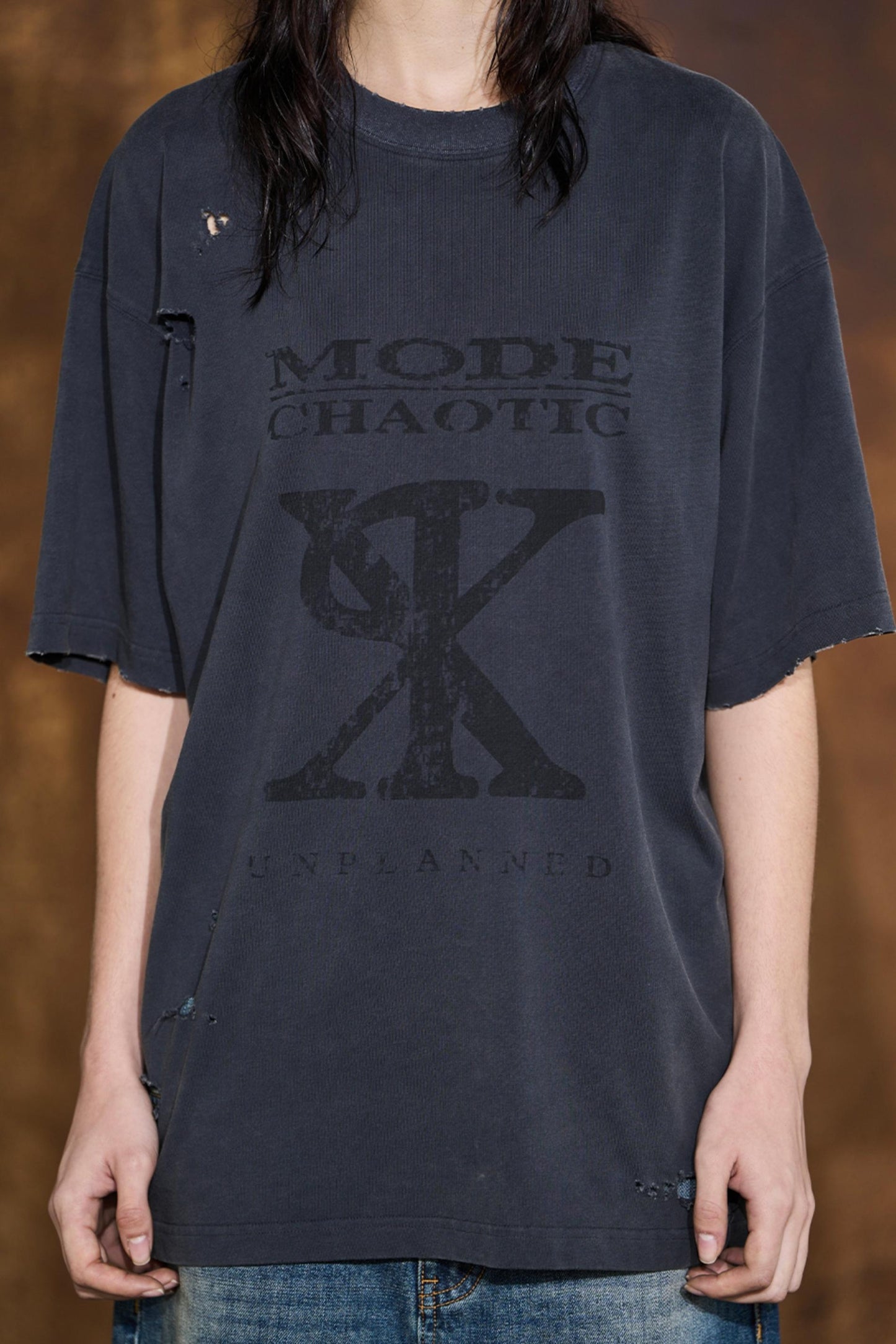 Blue Gray Graphic Tee