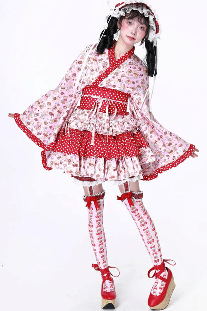 Childlike Lolita Kimono Skirt