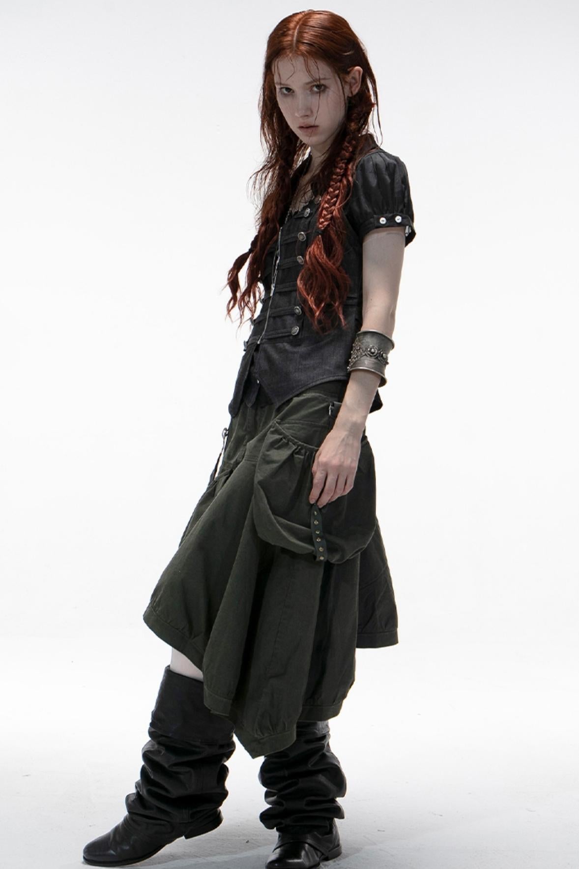 Vintage Utility Skirt