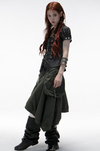 Vintage Utility Skirt