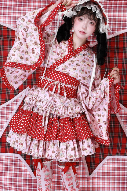 Childlike Lolita Kimono Skirt