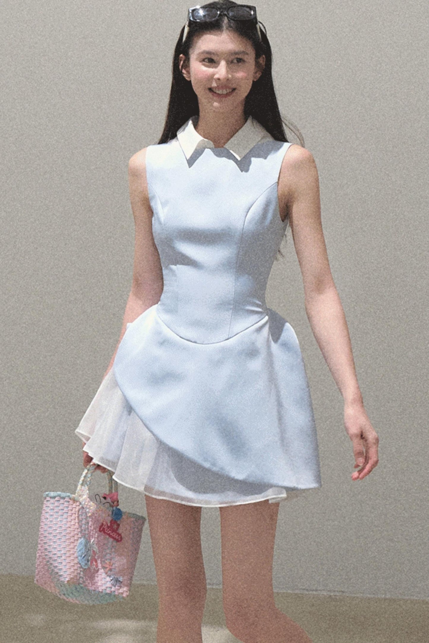 Stunning Choker-Style Saree Dress