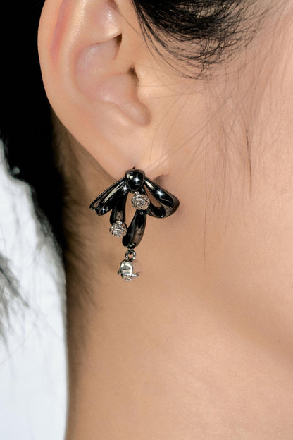 Atomic Bow Earrings