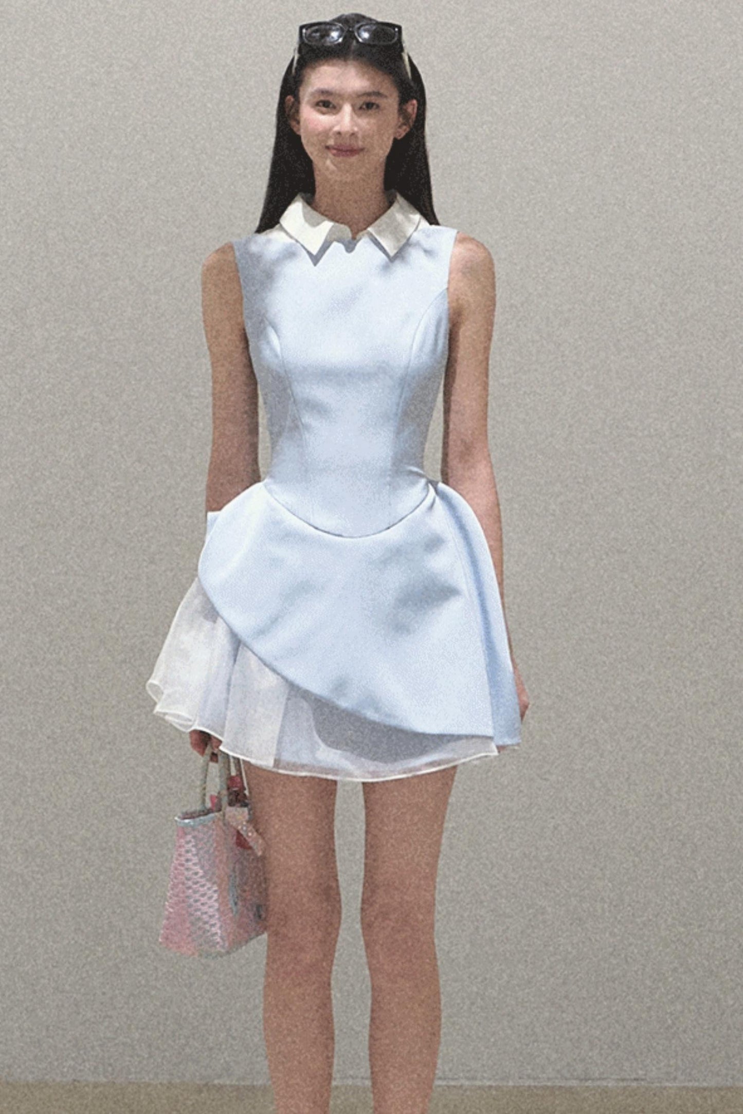 Stunning Choker-Style Saree Dress