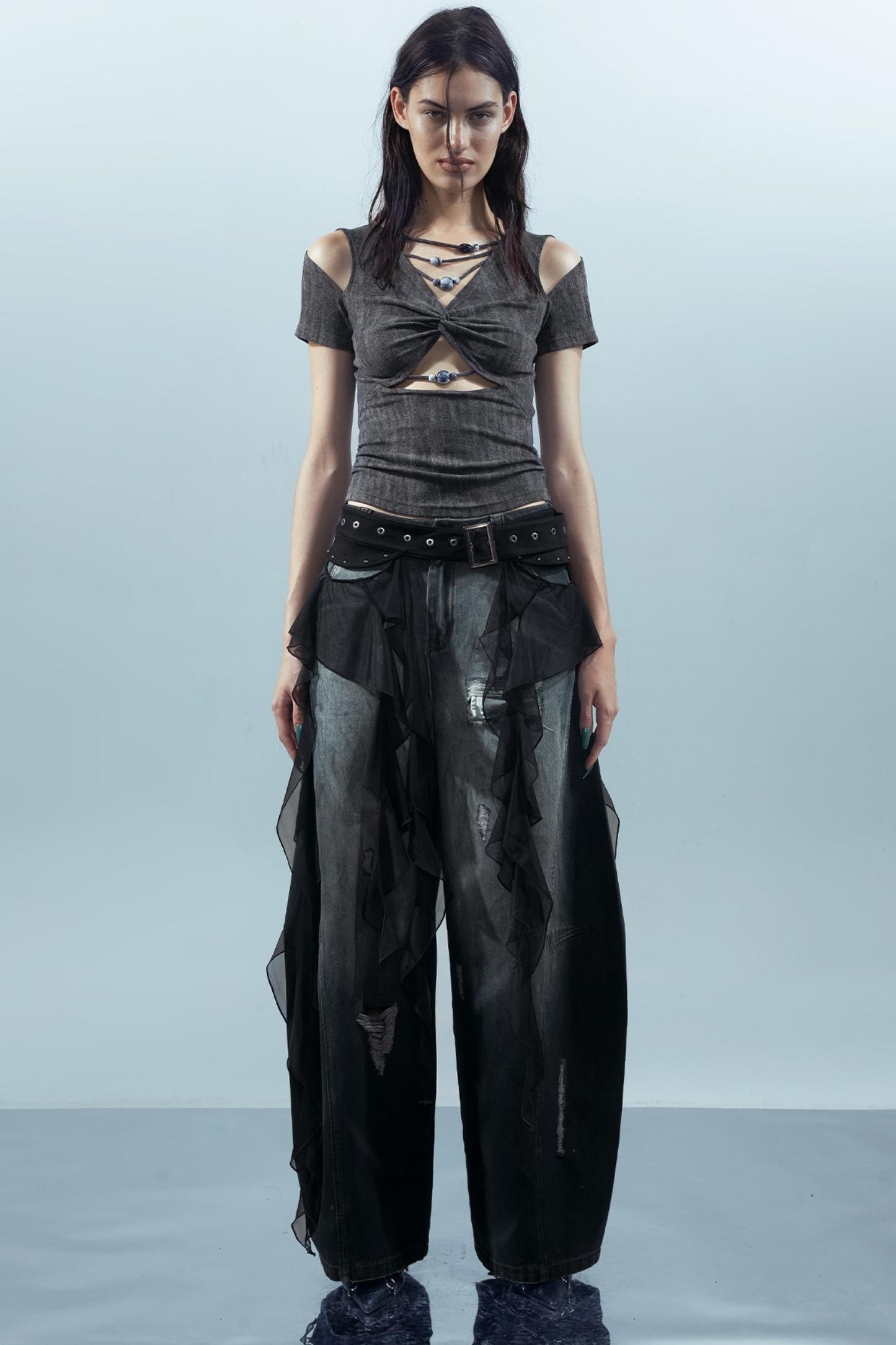 Ruffled Patchwork Curtains