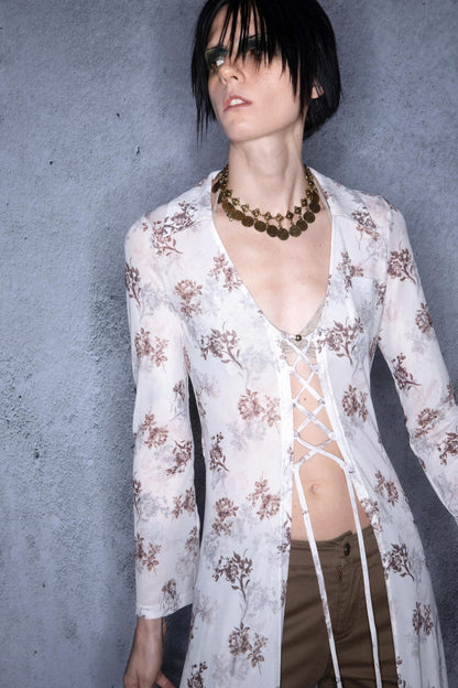 Stretch Long Cardigan