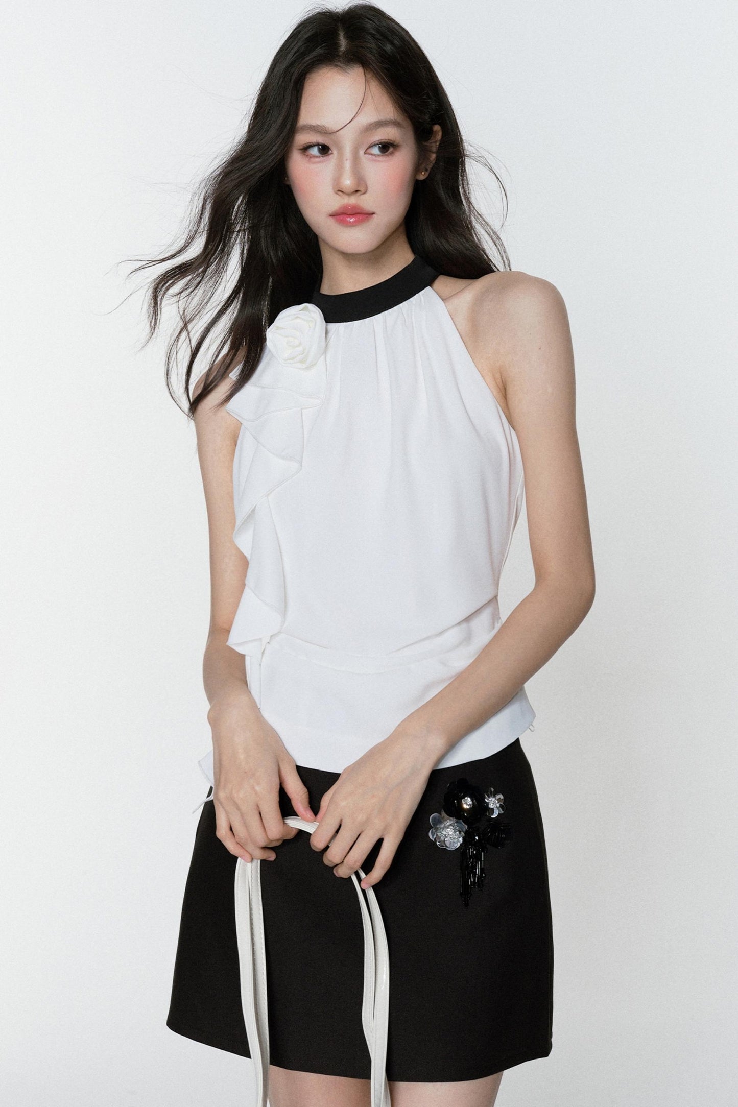 Misty Chiffon Tank Skirt Set-Up