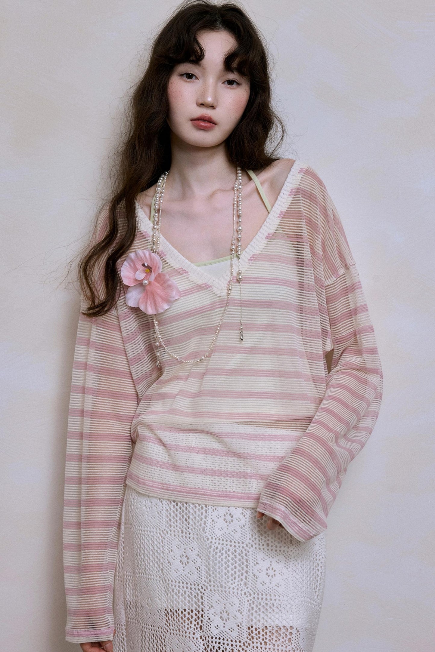 Bohemian Striped Blouse Set-Up