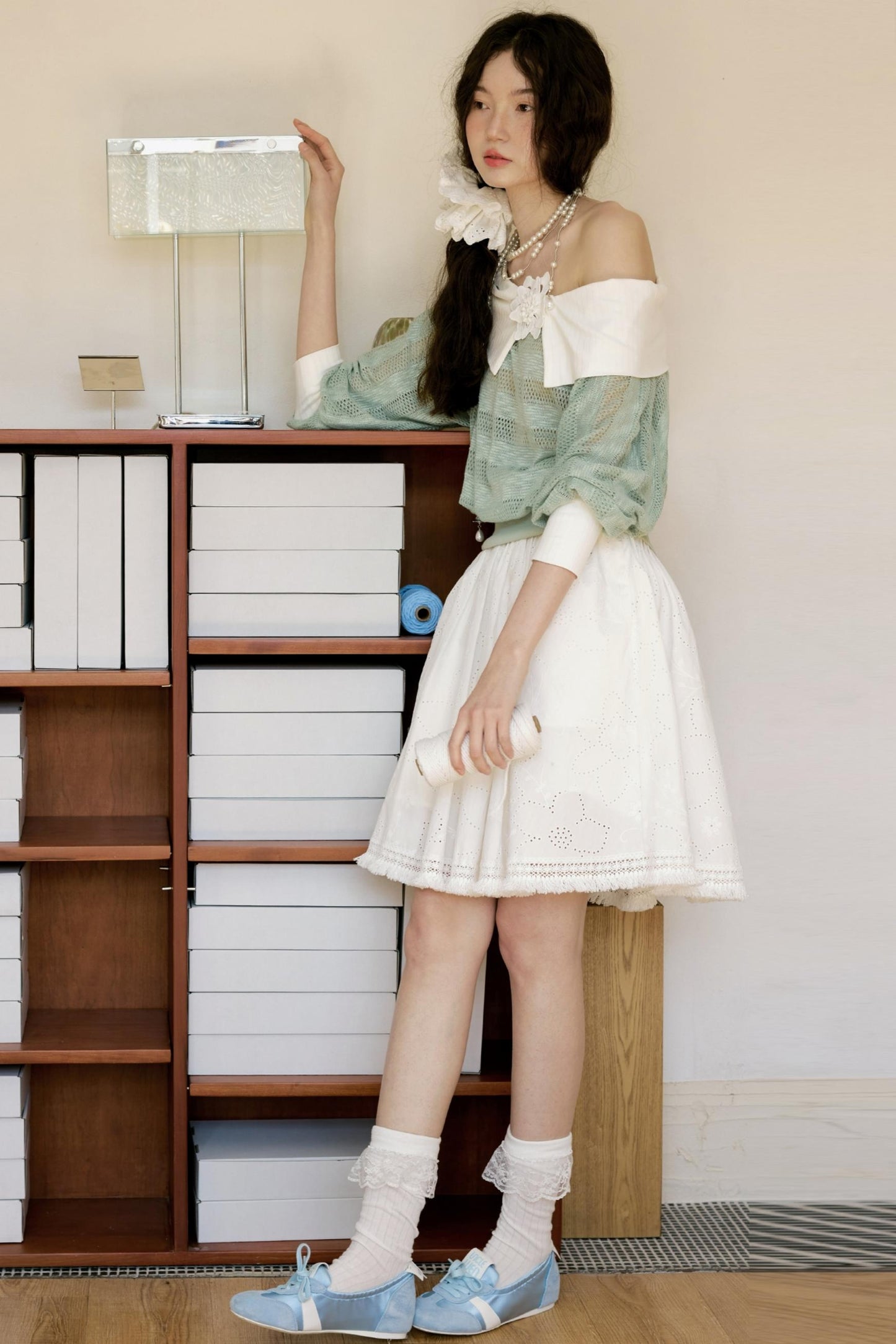 Spring Bloom Peplum Skirt