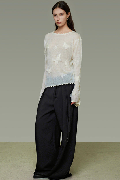 Butterfly Slim Sweater