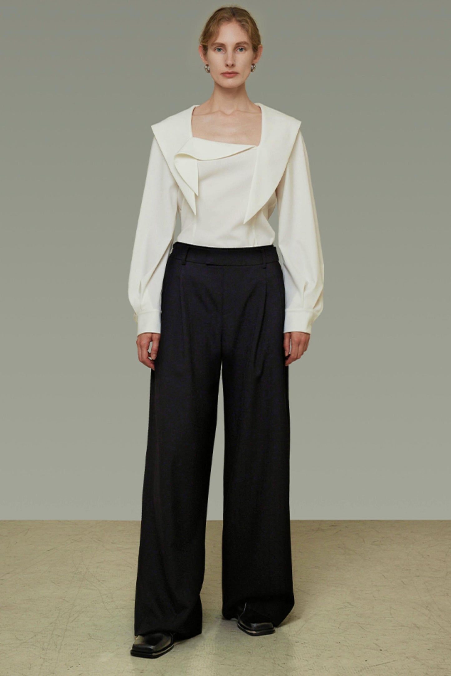 Casual Loose Pleated Wide Pants