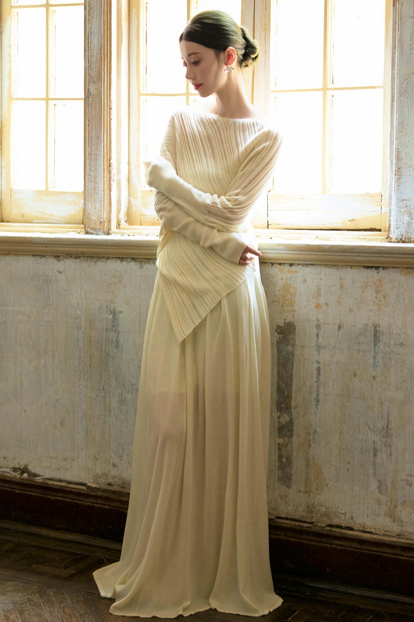 Sheep Wool Knitted Skirt