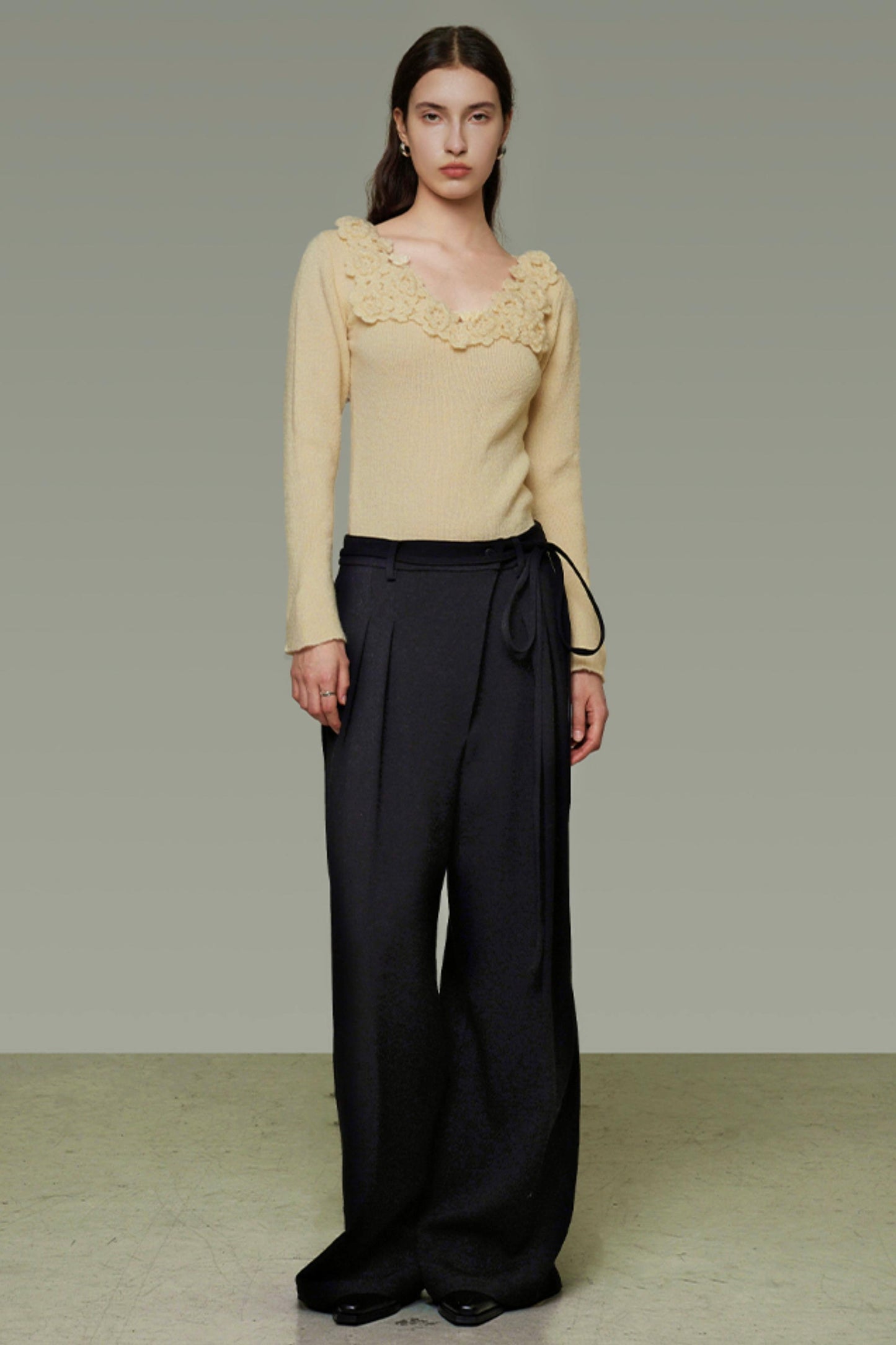 Autumn Flared Knit Top