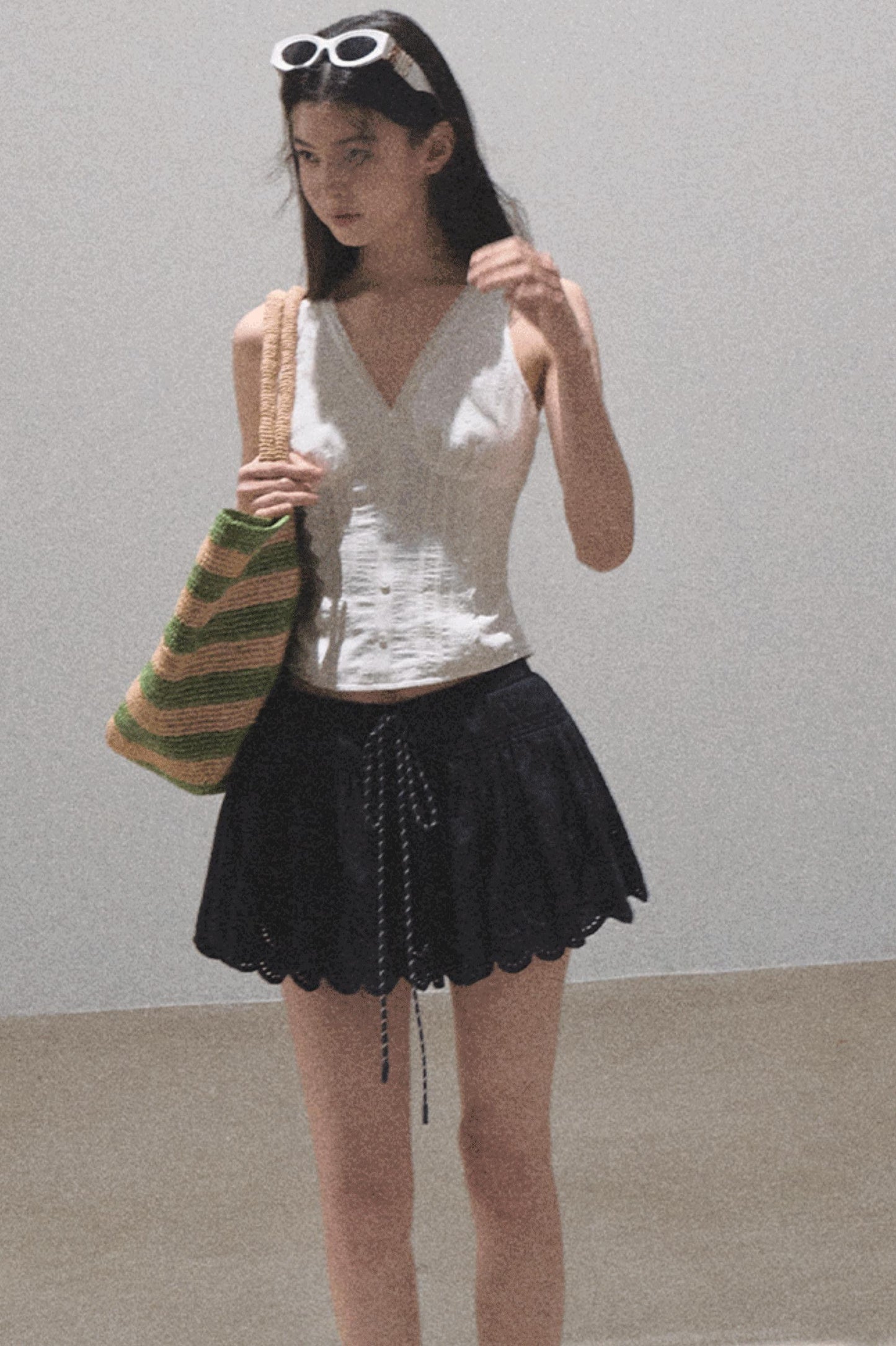 Ruffled V-Neck Camisole