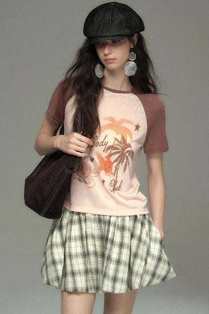 Cotton Island Raglan Sleeve T-shirt