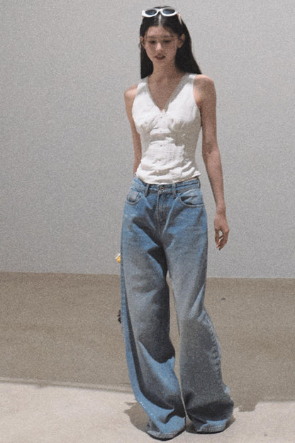 Ruffled V-Neck Camisole