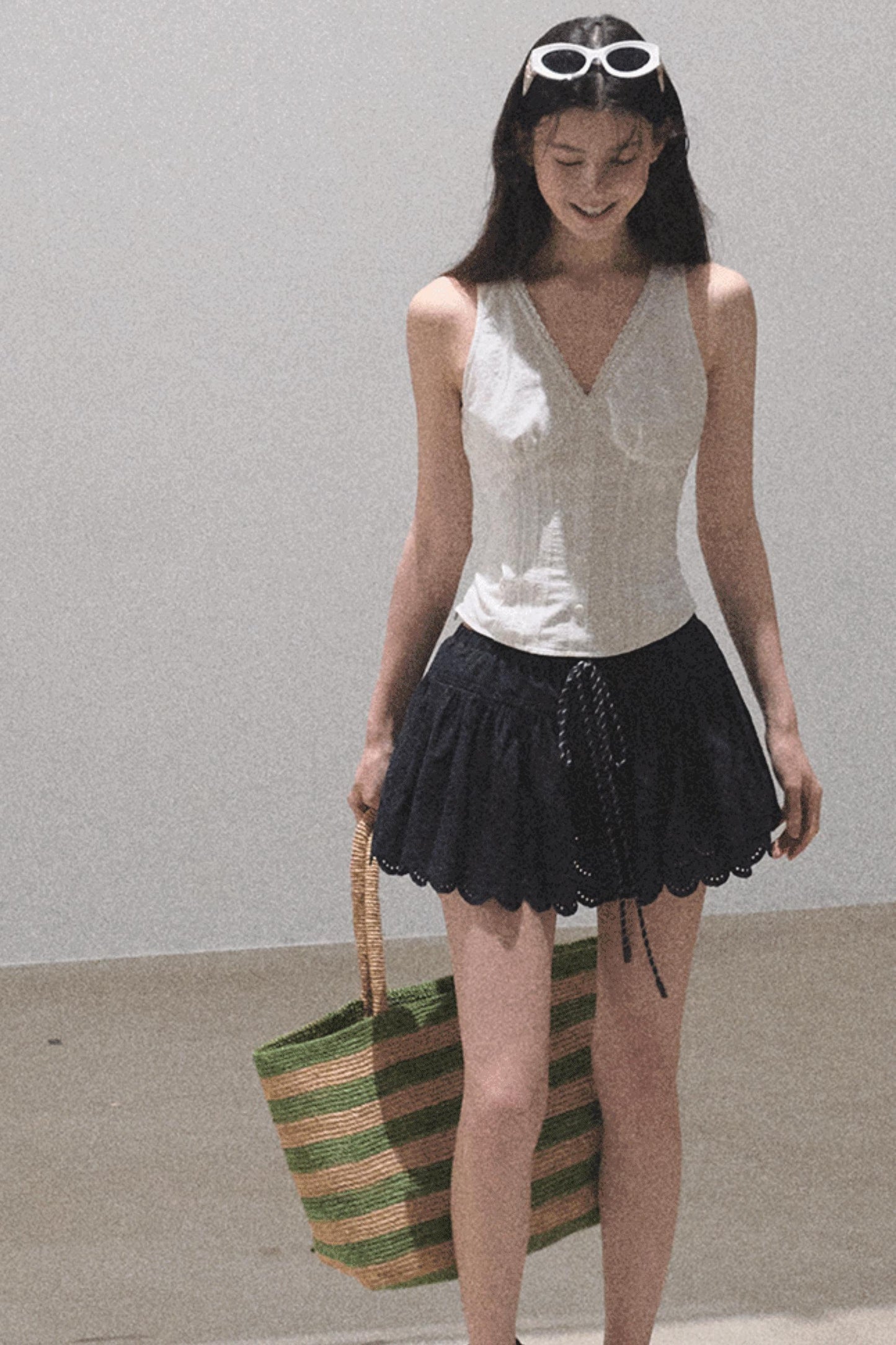 Ruffled V-Neck Camisole