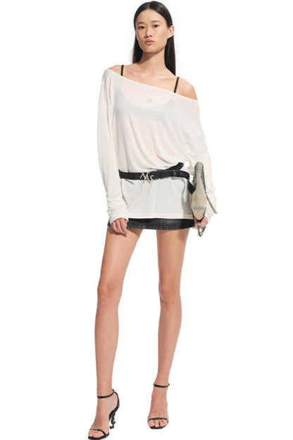 Top-Layer Cowhide Denim Belt