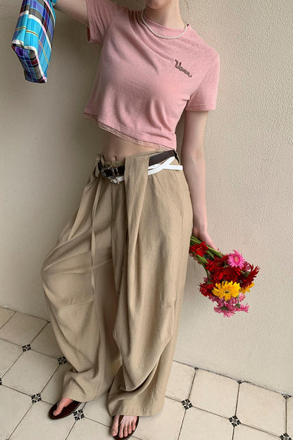 Pleated Slacks