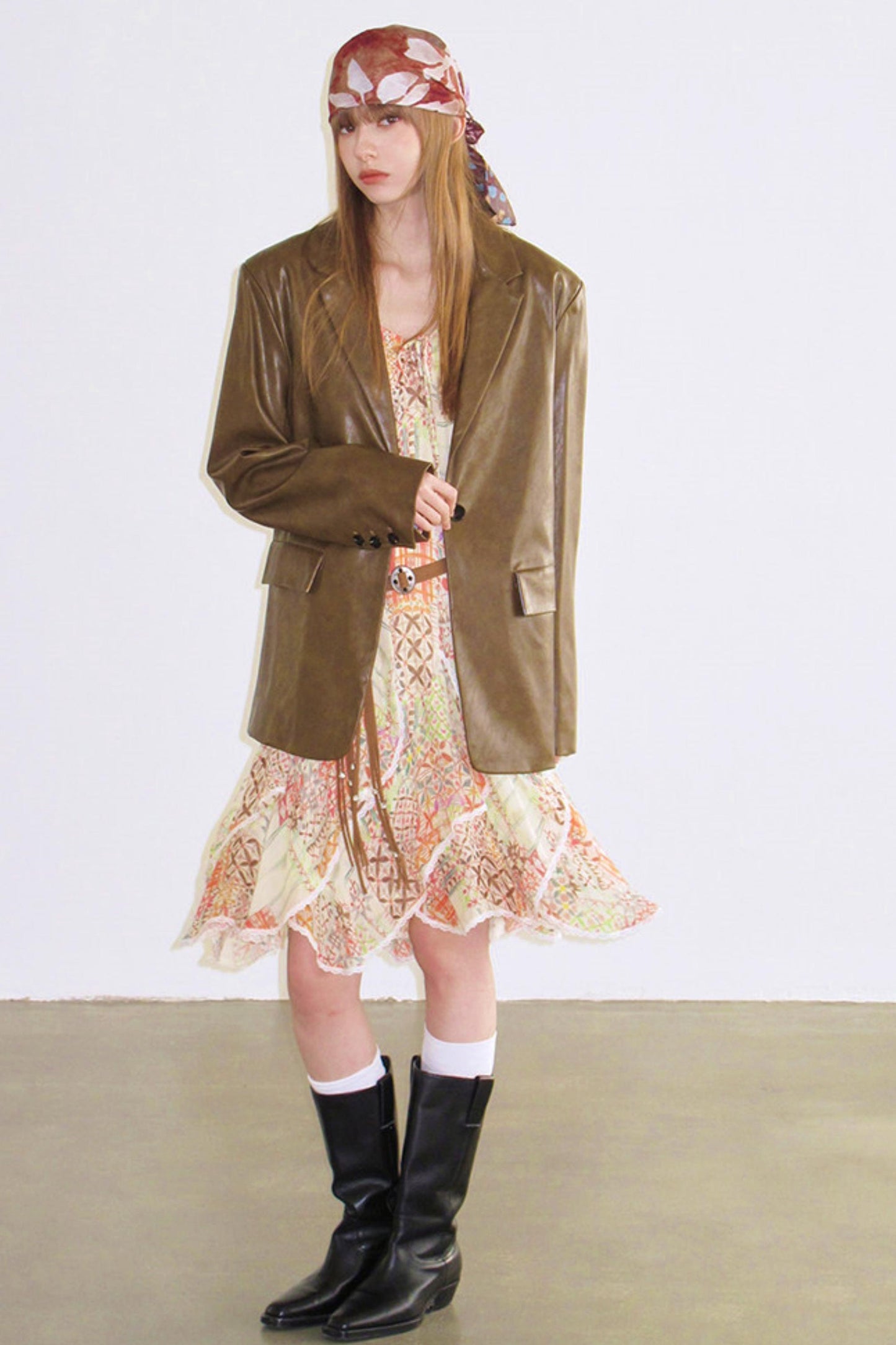 Chiffon Graffiti Unregelmäßiges Kleid
