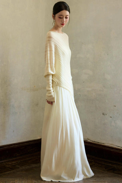 Lazy Sheep Wool Bat Sleeve Sweater