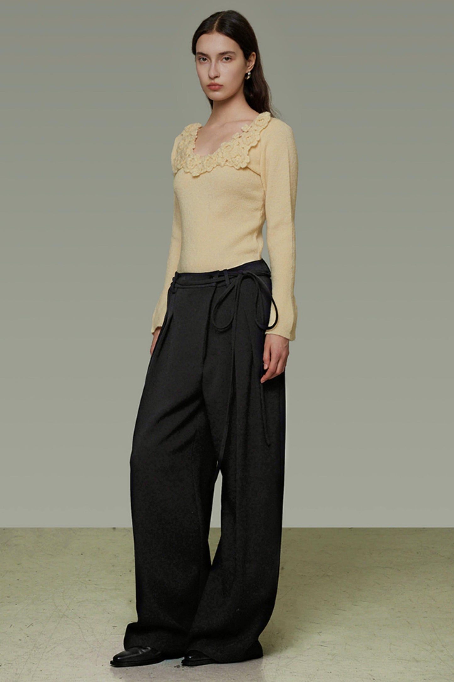 Autumn Flared Knit Top