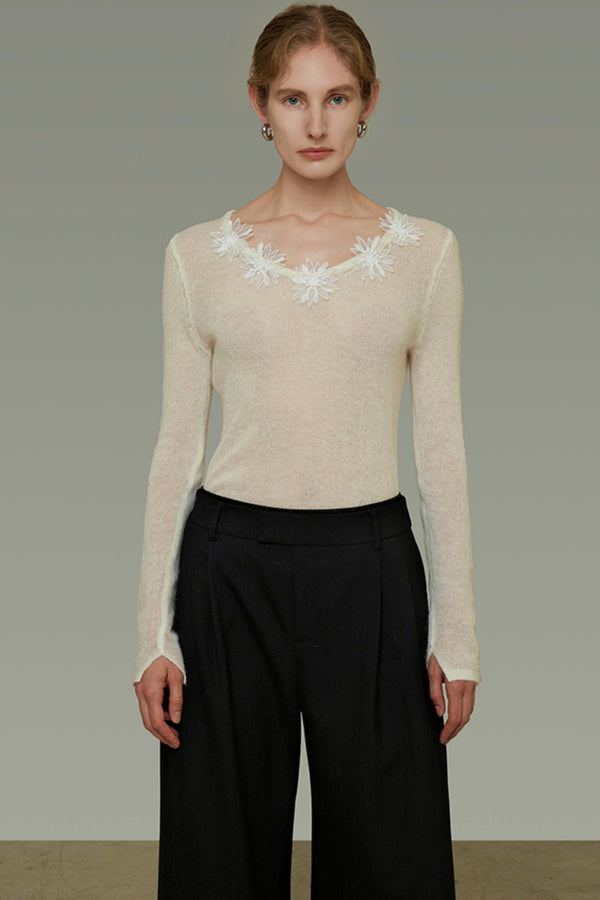 Temperament Knitted Sweater