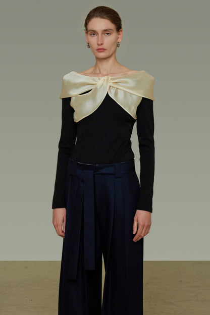 Patchwork Slimming Sweater