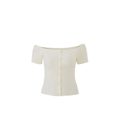 Summer One-Shoulder Cardigan