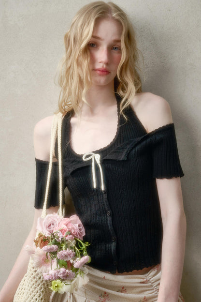 Summer One-Shoulder Cardigan